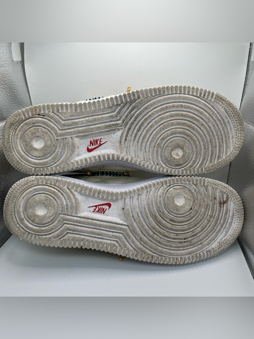 Nike Air Force 1 Low x Premium Goods Bella Women’s 8.5 Beaded Shoes DV2957-200 - Picture 12 of 12
